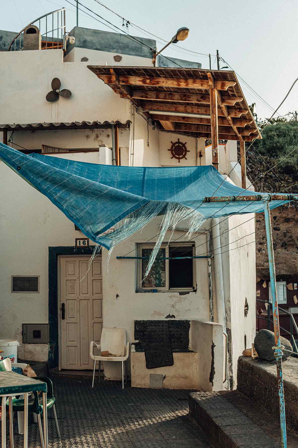 A fisherman's house in El Puertito, Tenerife