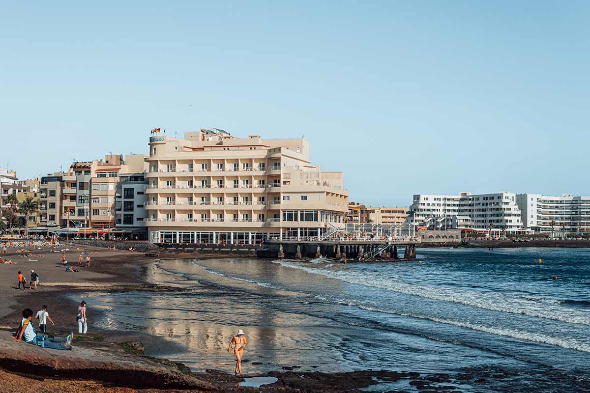 Hotel Medano right on a beach