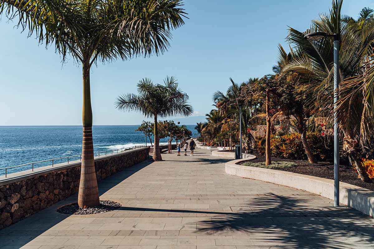 Promenade in Playa Paraiso, Tenerife