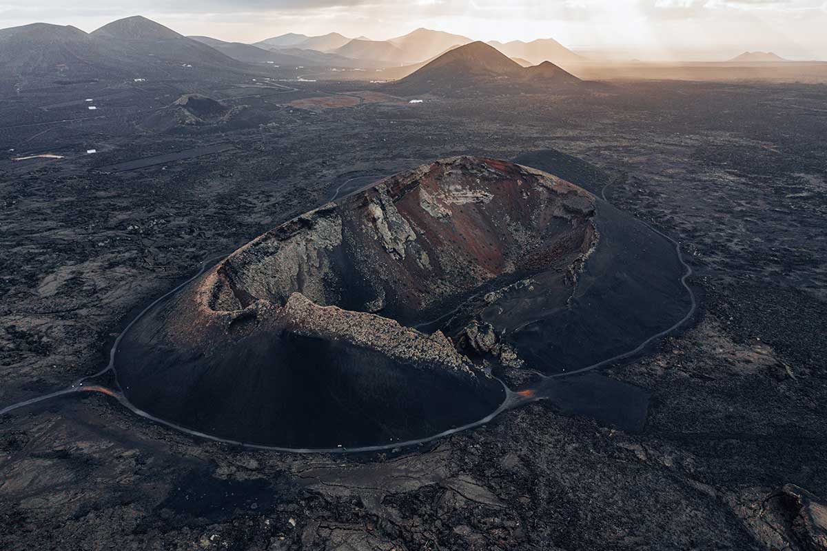 Volcan El Cuervo, Lanzarote