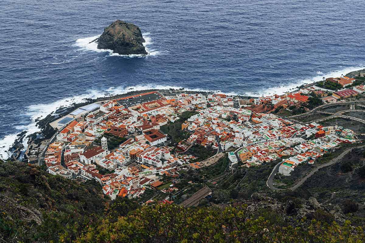 Garachico town seen from the viewpoint, Tenerife