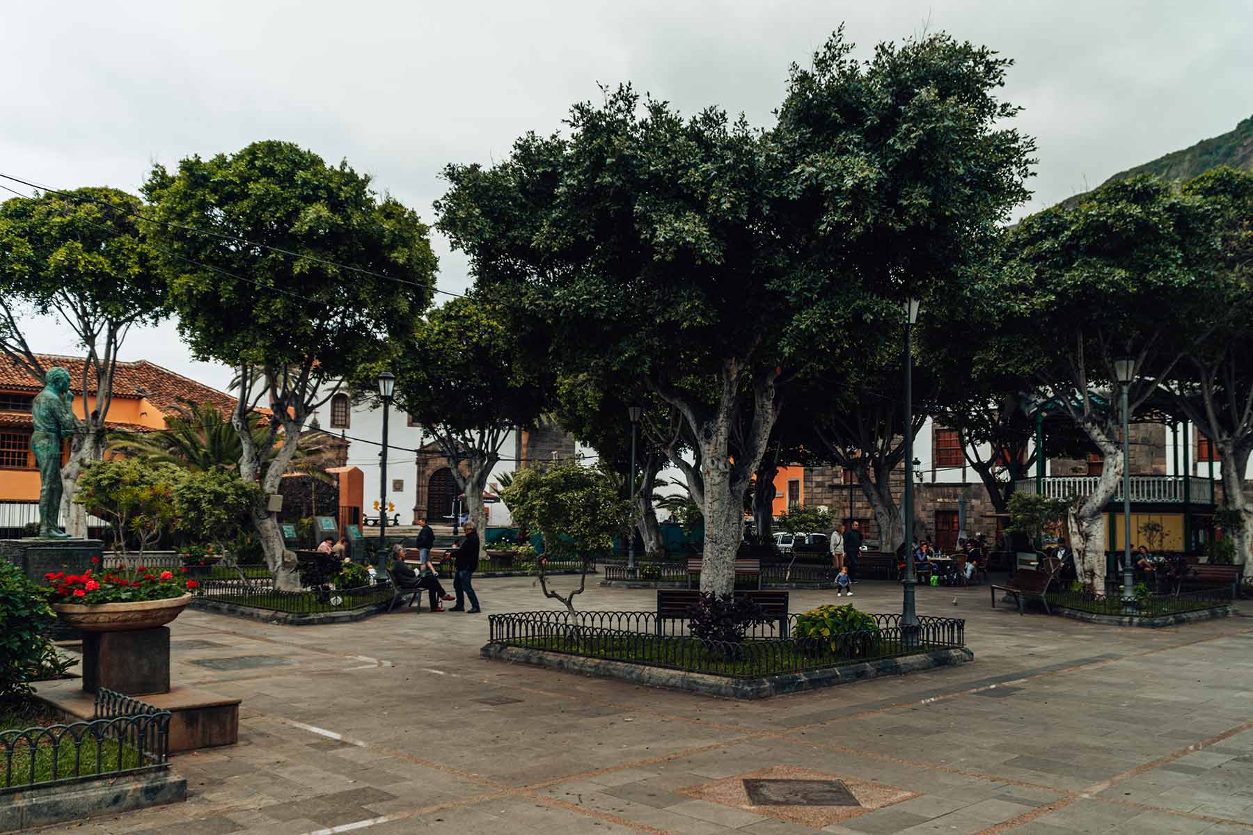 The main square in Garachico - Plaza de la Libertad
