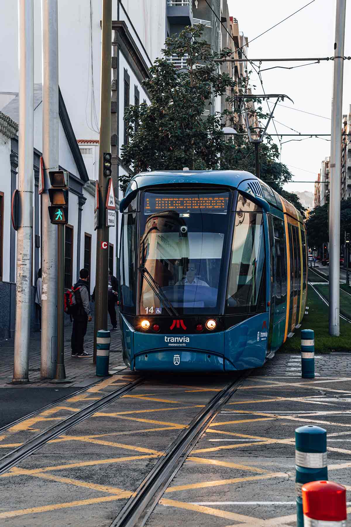 The tram in Santa Cruz, Tenerife
