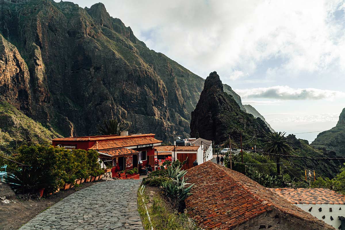 Bar Fidel in Masca village, Tenerife