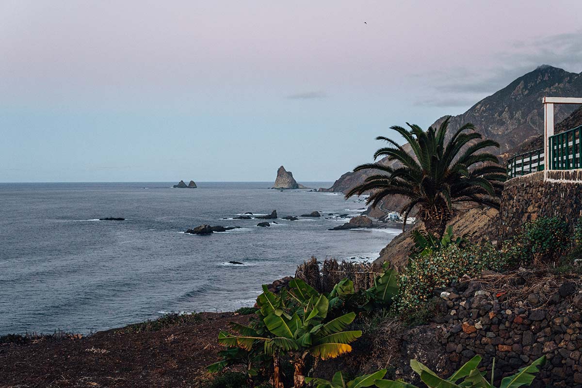 The northern coast of Tenerife