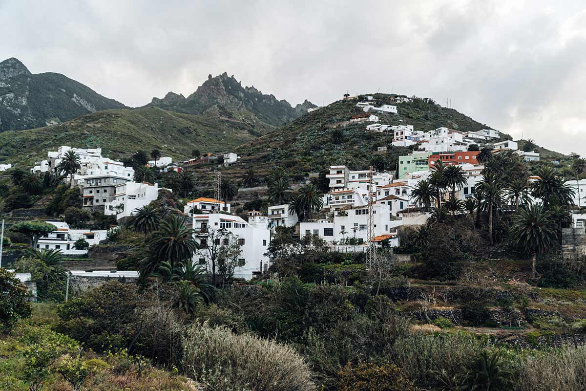 Taganana village in Anaga Rural Park, Tenerife