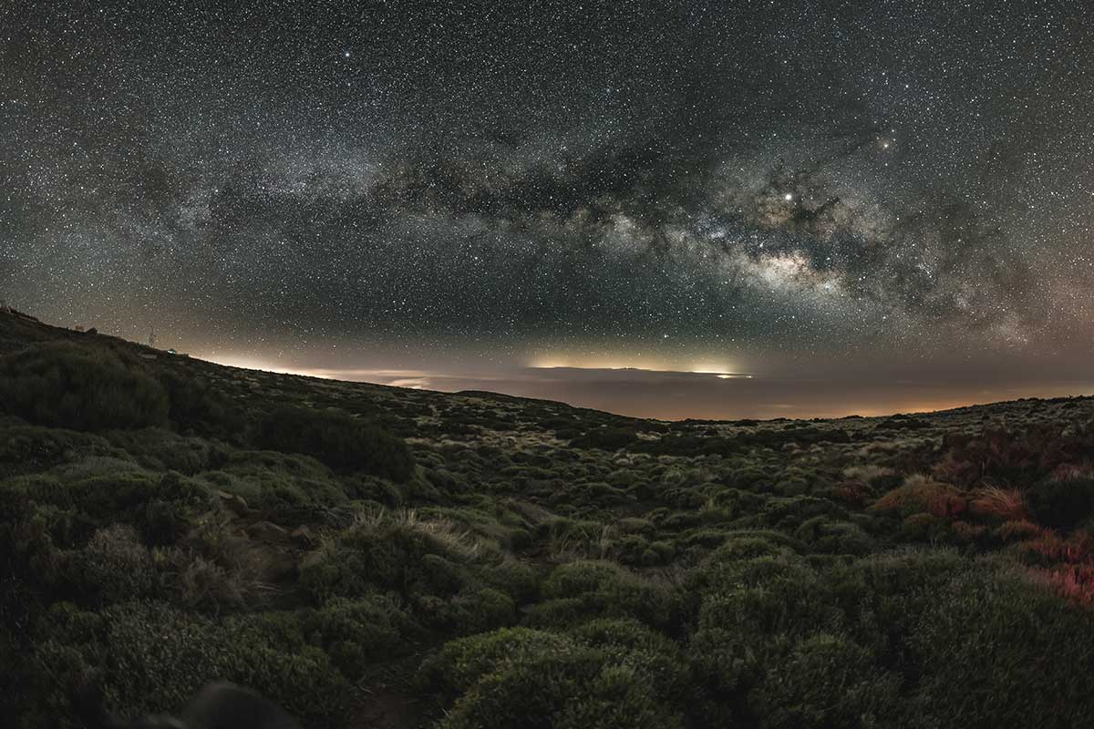 Starry sky in Teide National Park