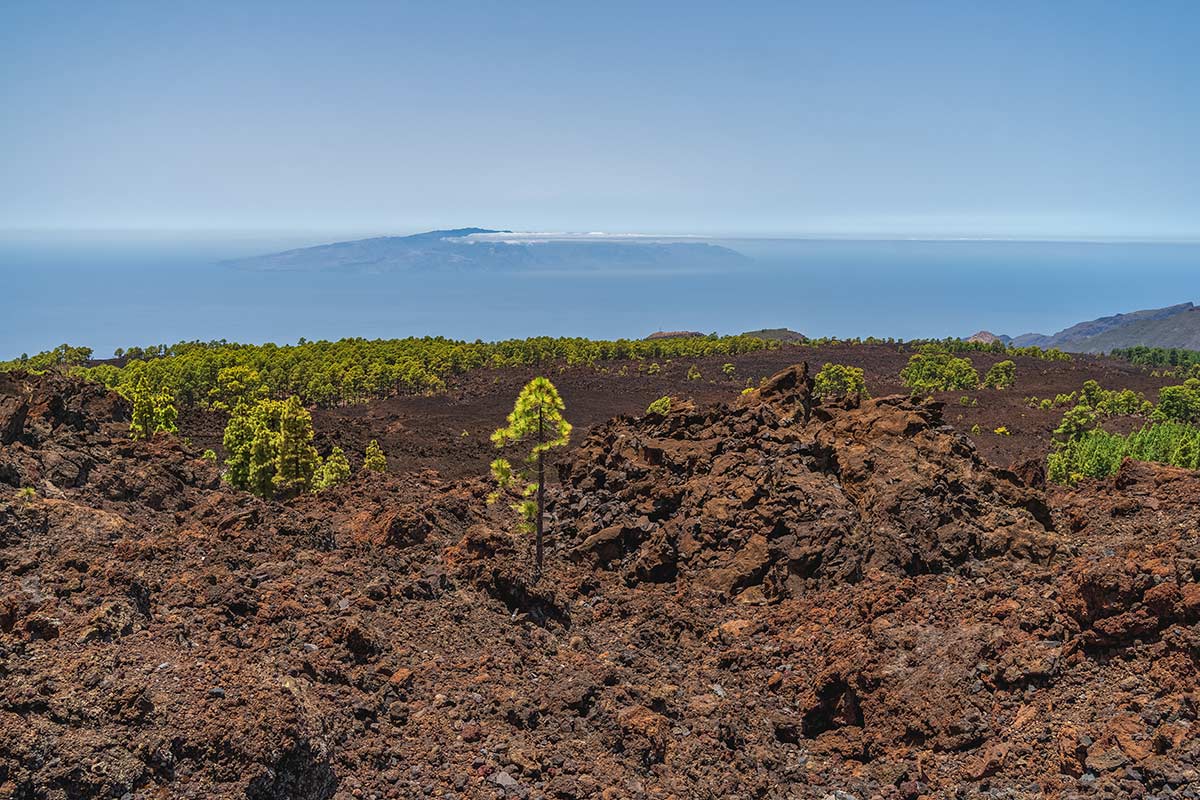 La Gomera island from the viewpoint