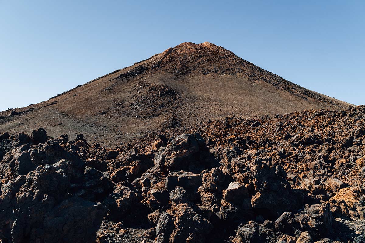 The peak of Teide volcano in Tenerife