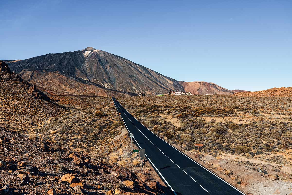 The road to Mount Teide