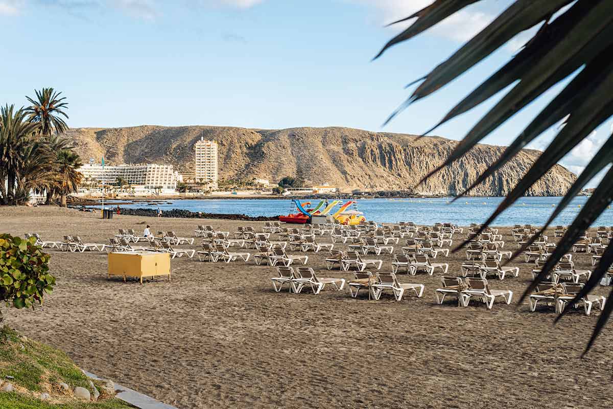 Los Cristianos beach, Tenerife