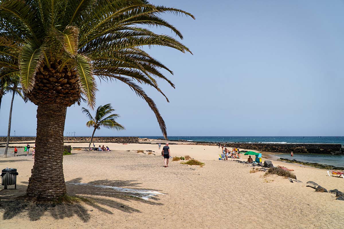 Playa Las Salinas in Costa Teguise, Lanzarote